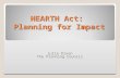 HEARTH Act:  Planning for Impact