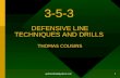 3-5-3 DEFENSIVE LINE TECHNIQUES AND DRILLS  THOMAS COUSINS