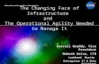 The Changing Face of Infrastructure  and  The Operational Agility Needed to Manage It