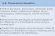 4.3: Theoretical Genetics