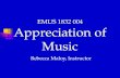 EMUS 1832 004 Appreciation of Music