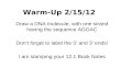 Warm-Up 2/15/12