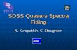 SDSS Quasars Spectra Fitting