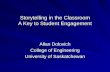 Storytelling in the Classroom A Key to Student Engagement