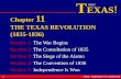 Chapter  11 THE TEXAS REVOLUTION (1835-1836)
