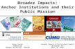 Broader Impacts: Anchor Institutions and their Public Mission