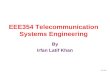 EEE354 Telecommunication Systems Engineering