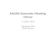 KAGRA Domestic Meeting Mirror