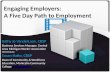 Engaging  Employers: A Five Day Path to Employment