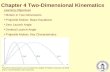 Chapter 4 Two-Dimensional Kinematics