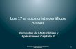 Los 17 grupos cristalográficos planos