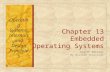Chapter 13 Embedded Operating Systems