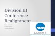 Division III Conference Realignment
