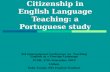 Intercultural Competence for Citizenship in English Language Teaching: a Portuguese study