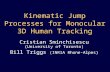 Kinematic Jump Processes for Monocular 3D Human Tracking