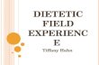 Dietetic Field Experience