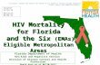 HIV Mortality for Florida  and the Six  (EMAs) Eligible Metropolitan Areas