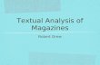 Textual Analysis of Magazines