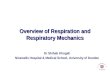 Overview of Respiration and Respiratory Mechanics