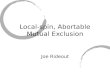 Local-spin, Abortable Mutual Exclusion