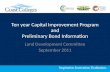 Ten year Capital Improvement Program and Preliminary Bond Information