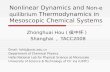 Nonlinear Dynamics and  Non-equilibrium  Thermodynamics in Mesoscopic Chemical Systems