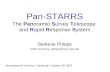 Pan-STARRS The  Pan oramic  S urvey  T elescope  and R apid  R esponse  S ystem
