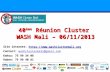 40 ème  Réunion Cluster  WASH Mali – 06/11/2013