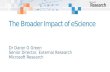The Broader Impact of  eScience