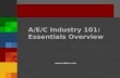 A/E/C Industry 101: Essentials Overview