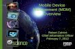 Mobile Device Management (MDM) Overview