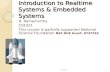 Introduction to Realtime Systems & Embedded Systems