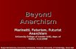 Beyond Anarchism
