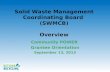 Solid Waste Management Coordinating Board  (SWMCB) Overview