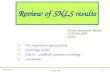 Review of SNLS results