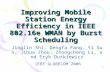 Improving Mobile Station Energy Efficiency in IEEE 802.16e WMAN by Burst Scheduling