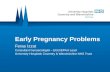 Early Pregnancy Problems