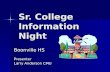 Sr. College    Information    Night
