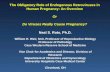 The  Obligatory Role  of  Endogenous Retroviruses  in  Human Pregnancy :  An Overview Or