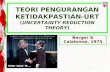 TEORI PENGURANGAN KETIDAKPASTIAN-URT ( UNCERTAINTY REDUCTION THEORY )