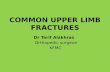 Common upper limb fractures