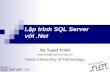 Lập trình SQL Server  với .Net