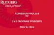 ADMISSION PROCESS for
