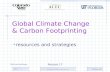 Global Climate Change & Carbon Footprinting