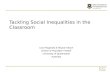 Tackling Social Inequalities in the Classroom