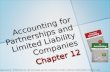 Accounting for Partnerships and Limited Liability Companies
