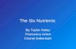 The Six Nutrients