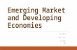 Emerging Market and Developing Economies