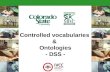 Controlled vocabularies  &  Ontologies - DSS -