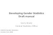 Developing Gender Statistics Draft manual